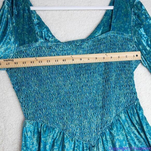 NEW Free‎ People Bali Tightrope Romper In Turquoise Combo, M - Picture 11 of 16